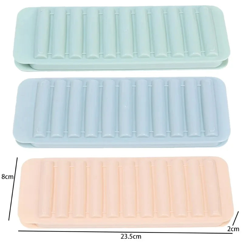 Creative Silicone Ice Cube Molds Reusable 11 Grids Freezing Mould Long Stick Shape Mold Drink Wine Juice Chilled Kitchen Gadgets