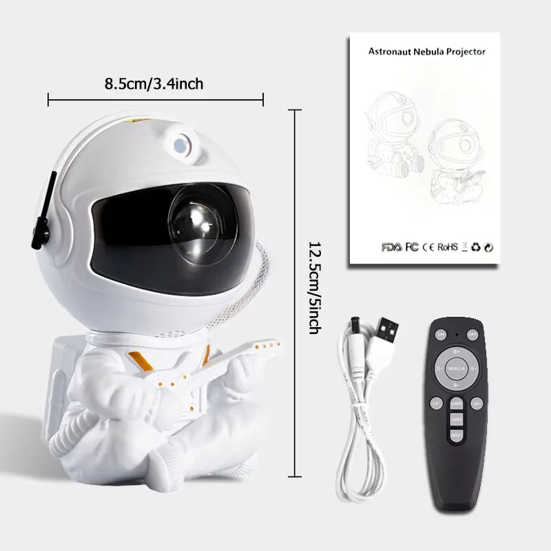 Creative astronaut star projection light full of star projection atmosphere light Astronaut birthday gift colorful star light