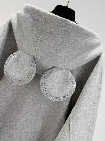 Disney New Arrival Top Fashion Autumn Cotton Loose Ins Casual Cartoon Embroidery Mickey Mouse Long Sleeve Hoodies
