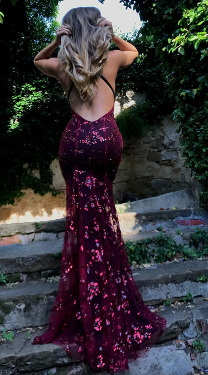 Women Dresses Sleeveless V Neck Pullover Sequins Party Dress Vestidos Formal Floor Length Sexy Wrap Breast Backless Slim