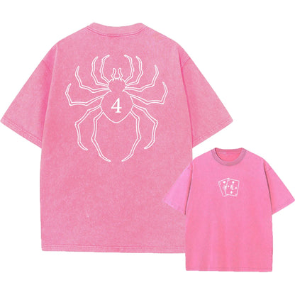 Anime Hunter X Hunter Washed Tshirt Graphic Hip Hop Vintage T Shirt Men Women Harajuku Cotton Casual Short Sleeve Tshirt