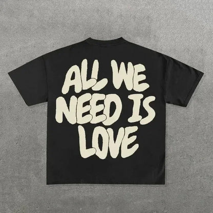 Ins Streetwear Y2k T Shirt Mens Harajuku Hip Hop Graphic Print Casual Cotton Round Neck TShirt Women Gothic Short Sleeve Tops