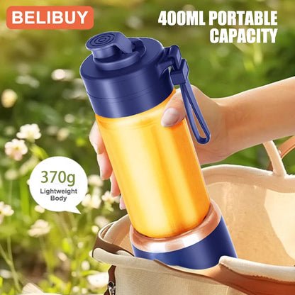 Portable Blender Electric Juicer 600ML Fruit Mixers 2000mAh USB Rechargeable Smoothie Mini Blender Multifunction Juice Maker