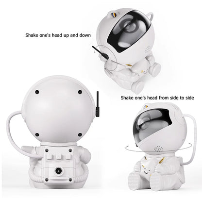Creative astronaut star projection light full of star projection atmosphere light Astronaut birthday gift colorful star light