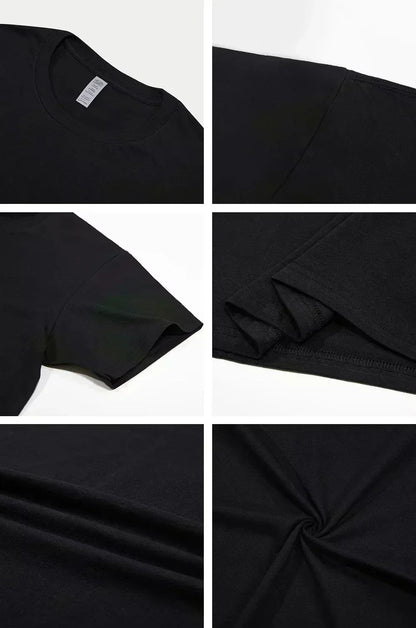Spring and Summer Light Luxury Fashionable Loose Snake Men and Women Printed Short Sleeved Fashionable Casual Versatile T-shirt
