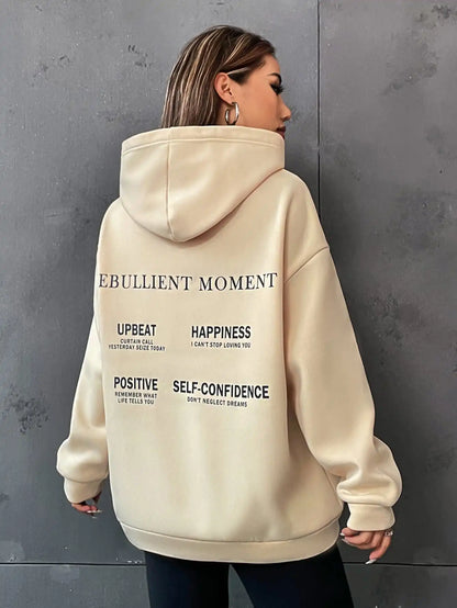 Ebullient Moment Cotton Print Mens Hoodie Original Sportswears Aesthetic Comfortable Pullover Hooded Harajuku Women Outerwear