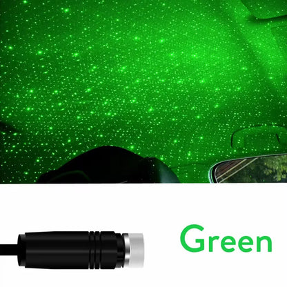 USB Dual Head LED Starry Sky Night Light USB Powered Galaxy Star Projector Atmosphere Lamp For Auto Car Roof Room Ceiling Decor