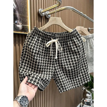 Men's Clothing Print Plaid Shorts Summer Stylish Straight Leg Casual Beach Pants Comfortable Pockets Lightweight Street Shorts