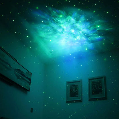 Astronaut Led Galaxy Projector Night Lights Sky Laser Star Nebula Projection Desk Lamps For Bedroom Decoration Atmospher Light