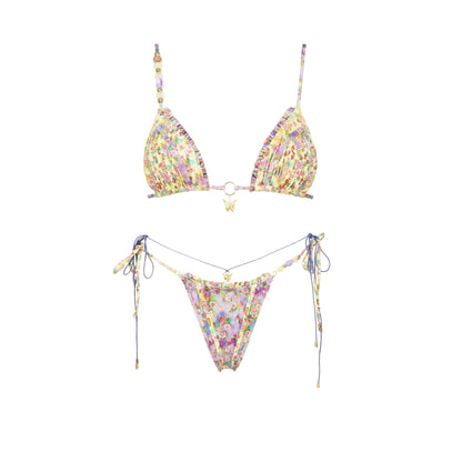 Shiny Diamond Bikini Set Sexy Women Swimsuit Push Up Swimwear Female Bandeau Biquini Halter Bathing Suit Blue Bodysuit Beachwear