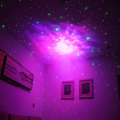 Astronaut Led Galaxy Projector Night Lights Sky Laser Star Nebula Projection Desk Lamps For Bedroom Decoration Atmospher Light