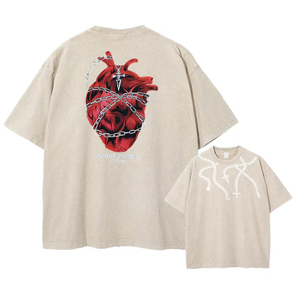 Anime Hunter X Hunter Washed Tshirt Graphic Hip Hop Vintage T Shirt Men Women Harajuku Cotton Casual Short Sleeve Tshirt