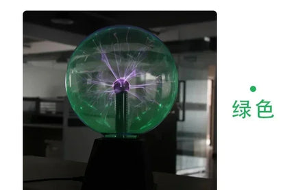 3/8 Inch Sound Control Magic Plasma Ball Lamp LED Night Light Atmosphere Touch Glass Plasma Light Christmas Party Decor Lighting