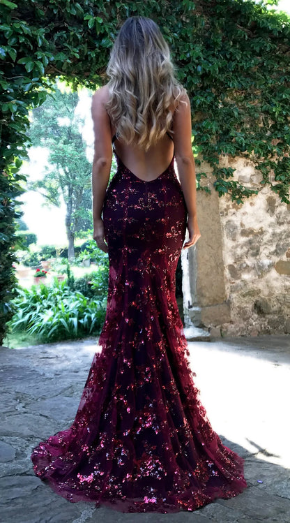 Women Dresses Sleeveless V Neck Pullover Sequins Party Dress Vestidos Formal Floor Length Sexy Wrap Breast Backless Slim