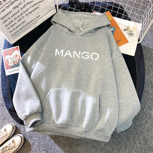 2025 New Arrival Woman Hooded Sweatshirt Urban Casual Fashion Long Sleeve Pullover Female Home Outdoor Comfort Loose Warm Hoodie