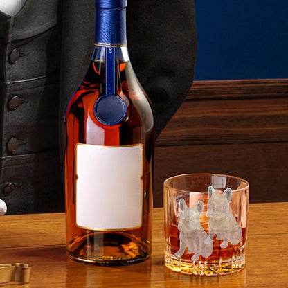 Whiskey Ice Mold Silicone Novelty French Bulldog Ice Mold 9-Grids Easy Release Food-Grade Drink Iceblock Maker Reusable Whiskey