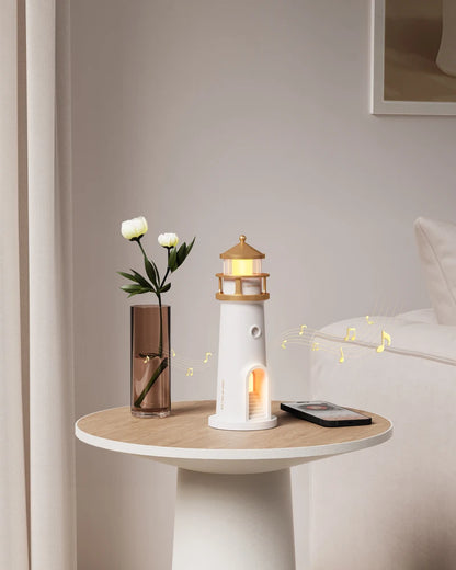 Moon Lamp Projection Lighthouse Lamps Night Light Remote Control Bluetooth Music Motion Sensor Ambient Lights Xmas Birthday Gift