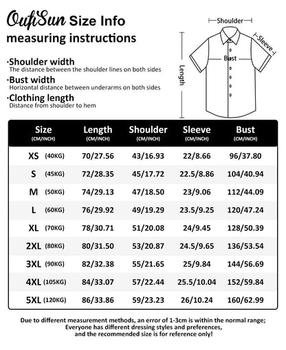 Beach Men's Lapel Shirt Summer Short Sleeve Outdoor Everyday Shirt Tops Landscape Printed Pattern  OverSize Loose Men Clothing