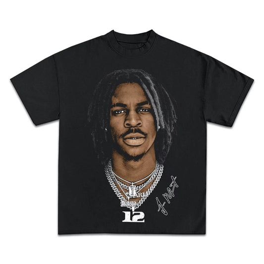 Ja Morant Basketball Star T Shirt Men Women Short Sleeve Cotton Tees American Vintage Brand Tshirt Summer Tops Unisex Streetwear
