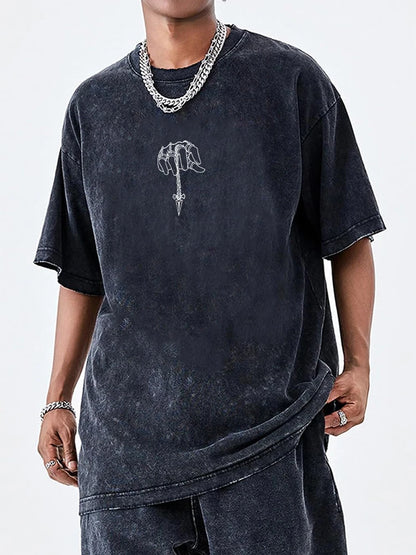 Anime Hunter X Hunter Washed Tshirt Graphic Hip Hop Vintage T Shirt Men Women Harajuku Cotton Casual Short Sleeve Tshirt