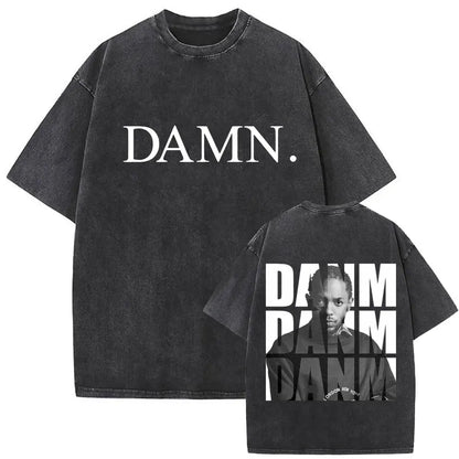 ck Lamar ThLimited Rapper Kendriey Not Like Us Washed Vintage T-shirt Summer Men Women Hip Hop Oversized Street Crewneck T Shirt