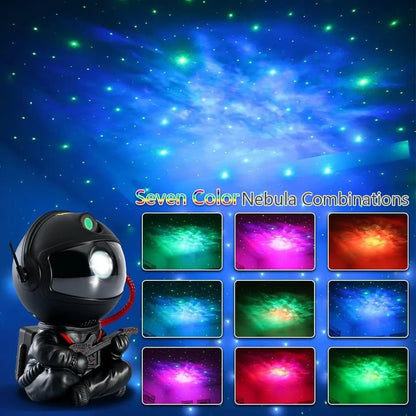 Creative astronaut star projection light full of star projection atmosphere light Astronaut birthday gift colorful star light