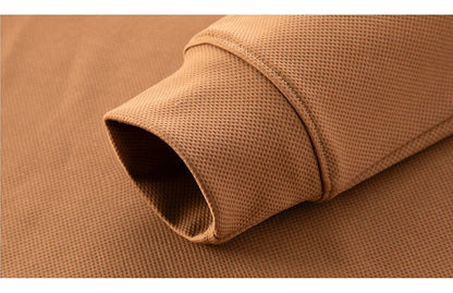 High quality long sleeve men's polo shirt with autumn personalized flip collar fashionable luxury design top casual Paul T-shirt