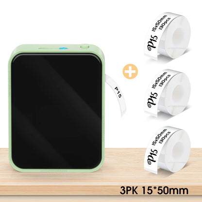 Wireless Bluetooth Label Printer Portable Thermal Printer Similar as D11 D110 D101 Labeling Machine Mini Label Maker P15 Sticker