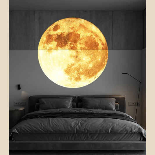 Earth Moon Light Ins Moon Projector Light Starry Sky Projector Rotate Planetarium Lamp Wall Lights room decor led Night Light