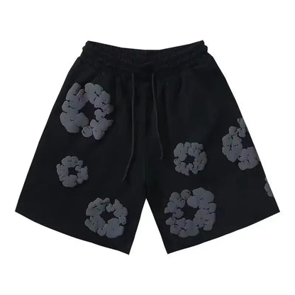 2025 Summer Fashion Pants Men Women Clothes America Kapok Floral Pants Breathable Quick-Drying Best Trendy Daily Casual Shorts