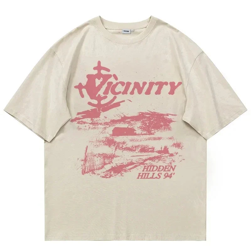 Unisex Tshirts Summer Soft Round Neck Short Sleeve Fashion Vintage Graphic Y2k Tops Short Sleeve Harajuku Aesthetic Clothing