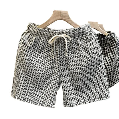 Men's Clothing Print Plaid Shorts Summer Stylish Straight Leg Casual Beach Pants Comfortable Pockets Lightweight Street Shorts