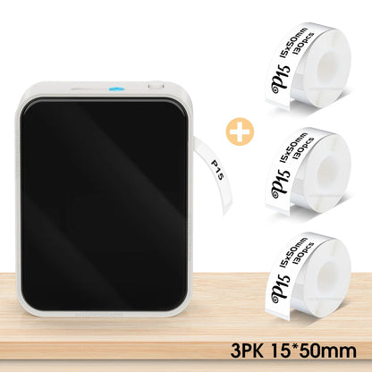 Wireless Bluetooth Label Printer Portable Thermal Printer Similar as D11 D110 D101 Labeling Machine Mini Label Maker P15 Sticker