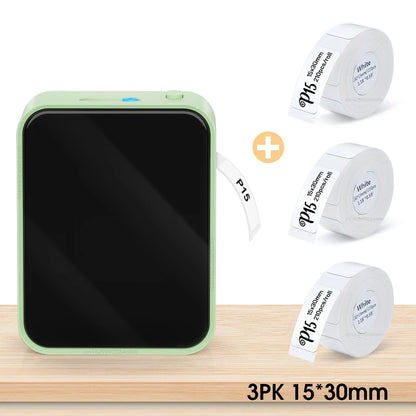 Wireless Bluetooth Label Printer Portable Thermal Printer Similar as D11 D110 D101 Labeling Machine Mini Label Maker P15 Sticker
