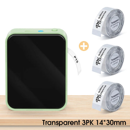 Wireless Bluetooth Label Printer Portable Thermal Printer Similar as D11 D110 D101 Labeling Machine Mini Label Maker P15 Sticker